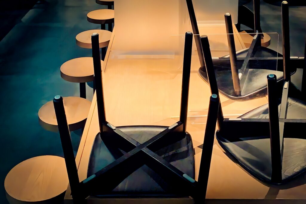 従業員・取引先・顧客への通知・精算手続き