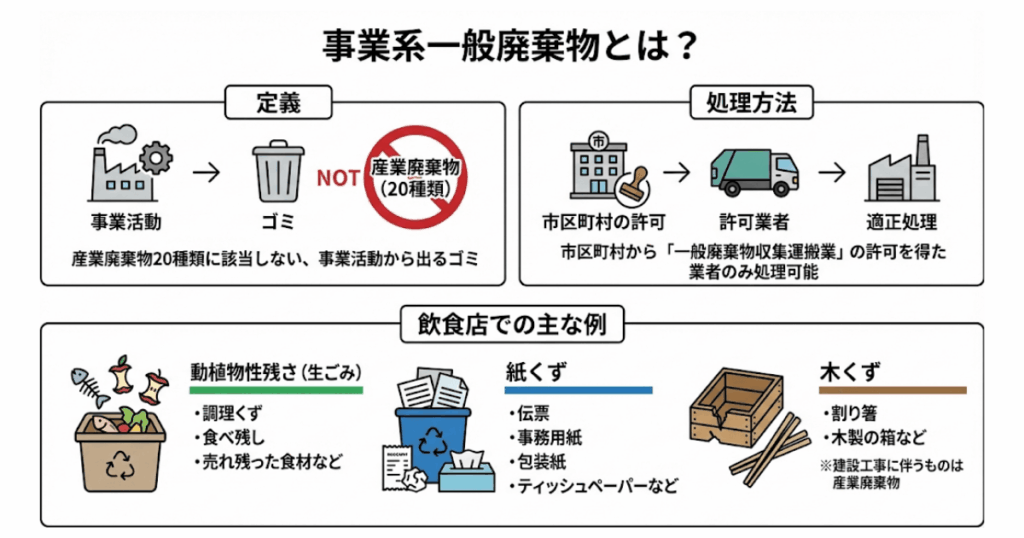 事業系一般廃棄物の例