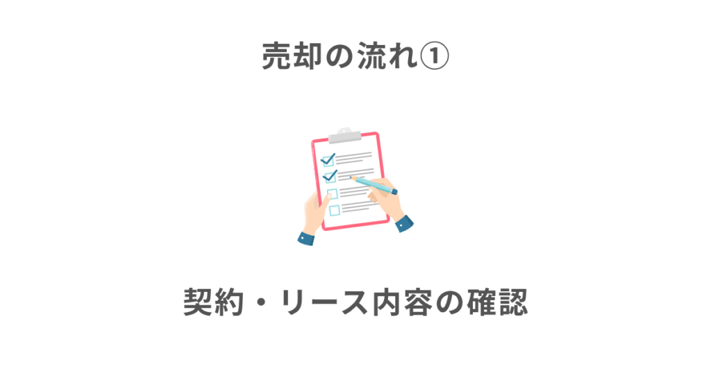 ① 契約・リース内容の確認