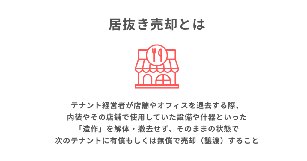 居抜き売却とは